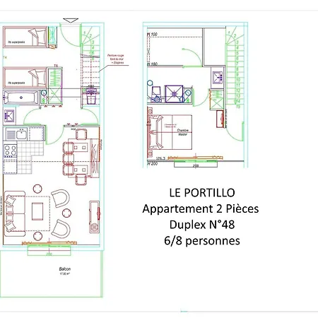 Résidence Le Portillo - Piscine - 2 Pièces Pour 8 Personnes Mae-6143 *